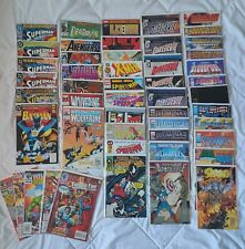 Lot of 50 Marvel, DC And Image Comic Books (Carded and Sleeved) - Reader Grade picture