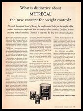 1960 Metrecal Weight Loss Powder Diet Mead Johnson Co. Evansville IN Print Ad picture