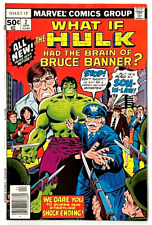 What If #2 - Marvel Comics 1977 - Hulk Had The Brain Of Bruce Banner - Nice picture