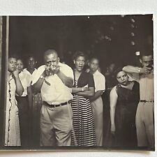 Vintage Carnival Photograph Shooting Game Black African American Men Women picture