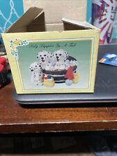 Friendly Home Parties Poly Puppies In A Tub Ceramic Decor picture