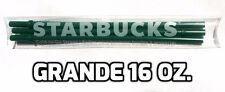 STARBUCKS GRANDE Replacement Straws 3 pack 16oz Green Cold-to-Go Authentic >NEW< picture