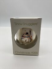 Schmid Vintage Christmas 1988 “Snow Snugglers” Ornament picture