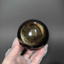 900G  Natural obsidian balls Luster Obsidian Crystal Ball Gem Reiki Healing picture