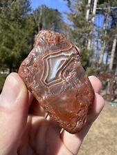 4.34oz Lake Superior Agate, High Contrast Banding & Great Depth picture