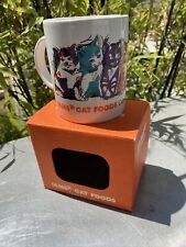 NEW Vintage IAMS CAT FOOD Multi-Color Coffee Tea MUG of Several CATS Kittens picture