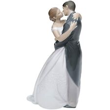 Lladró NAO A Kiss Forever Porcelain Bride and Groom Wedding Figurine picture