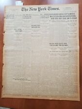1921 NOVEMBER 2 NEW YORK TIMES - LLOYD GEORGE CANCELS TRIP TO AMERICA - NT 8027 picture