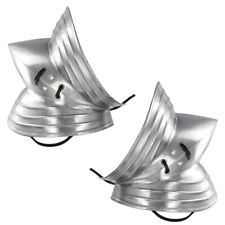 Medieval Gothic Armor Couter 18 Gauge Polished Steel Knights Elbow Set , 8 In picture