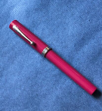 Beautiful  Sheaffer No-Nonsense Cartridge Fountain Pen Dark Pink Flat Top, NOS picture