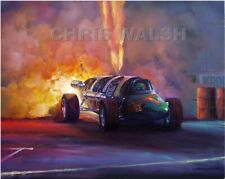 Drag Racing action prints..Doug Rose,  “Green Mamba” at Fremont picture