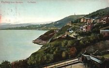 Vintage Postcard 1910's Aerial View Mountain Houses Dalkey From Sorrento Dublin picture