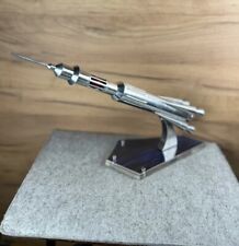 Vintage Handmade Russian large tabletop model of a space rocket USSR. picture