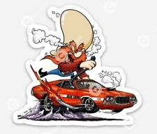 Ford Gran Torino MAGNET - Muscle Car Vintage Old School Rat Fink Ford Yosemite picture