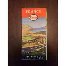 France Road Map Courtesy of Esso 1957 Edition picture