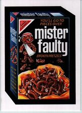 2010 WACKY PACKAGES OLD SCHOOL 2 PROMO MISTER FAULTY RARE HTF picture