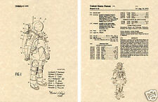NASA APOLLO SPACE SUIT US Patent Art Print READY TO FRAME 1973 Gemini Moon picture
