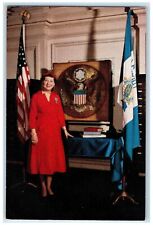 Mrs. Dwight David Eisenhower National Society Political Kansas City MO Postcard picture