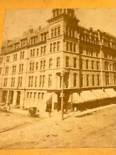 1880s WINDSOR HOTEL Denver CO Colorado Antique STEREOVIEW PHOTO picture