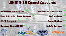 WHM & Cpanel Web Hosting - Unlimited Disk, Data, PHP v4-8, Fast USA Servers picture