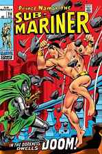 SUB-MARINER #20 1969 comic book - vs DOCTOR DOOM + TRITON of INHUMANS + FREE picture