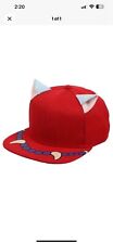 InuYasha Cosplay hat Ears Red Snapback NEW Adjustable Anime Cap Ears Inuyasha picture