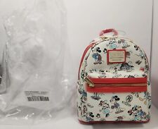 Loungefly Disney French Riviera Resort Mickey Minnie Mouse Backpack NEW NWT  picture