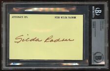 Gilda Radner signed autograph 3x5 cut Actress on Saturday Night Live BAS Slabbed picture