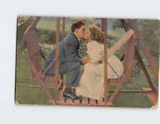Postcard I'm For You If You're For Me with Lovers Kissing Picture picture