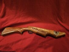 Antique Hand Carved Wooden Crossbow Stock Ornate And Functional picture