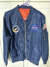 NASA 100th Space Shuttle Mission Full Zip Windbreaker/jacket Lg/XL Read picture