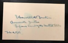 AUTOGRAPH of Harold H. Burton- Associate Justice of the Supreme Court picture