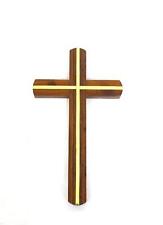 WIGANO Wall Mounted Wall Hanging Wooden Jesus Christ Cross (12 