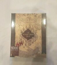 NEW SEALED Harry Potter The Marauder's Map Puzzle 1,000 Piece Aquarius Hogwarts  picture