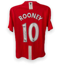 Wayne Rooney Signed Manchester United Jersey (Beckett) Size XL picture