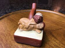 VINTAGE Moche Peruvian Erotic Sexuality Huaco Handmade Reproduction Clay Pottery picture