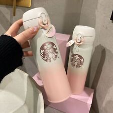 2024 Starbucks China Sakura Pink White Gold SS Vacuum Cup Gradient 17Oz Thermos picture