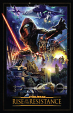 Star Wars Rise of the Resistance Wal Disney World Disneyland Poster picture