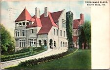 Postcard Tippecanoe Place in South Bend, Indiana Studebaker Mansion picture