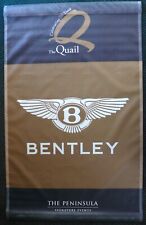 BENTLEY 2012 10th Anniv QUAIL Motorsports Gathering 6-Ft BANNER 1 of only 4 made picture