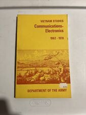 Vietnam Studies Communications - Electronics 1962-1970 Book, Dep. Of Army, 1972 picture