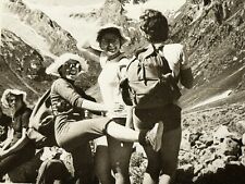 1960s Soviet Women Female Students Climbers tourists in Mountains Vintage Photo picture