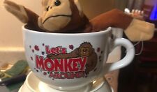 Let's Monkey Around Large Coffee Mug With Plush Toy. picture