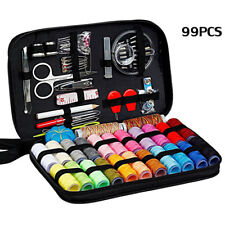 99Pcs Portable Sewing Box Kit Thread Stitches Needles Button Sewing Starter Kits picture