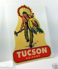 TUCSON ARIZONA Vintage Style Travel Decal / Vinyl Sticker, Luggage Label picture