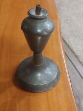 Antique Pewter Whale Oil Lamp picture