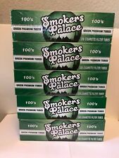 Smokers Palace Green 100's Size-5 Boxes Tubes 200 Cigarette Filter Premium Tubes picture