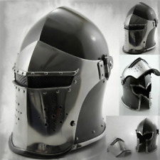 Medieval Knight Sugarloaf Crusader Helmet Armor Templar Viking Helmet SCA Larp picture
