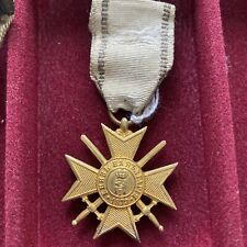 WWI Bulgaria Soldier Cross for Bravery - Gold 1st Class - Original - RARE picture