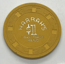 Harrah's $1 Reno Lake Tahoe Nevada Casino Chip - Mustard H&C CJ 1960s picture